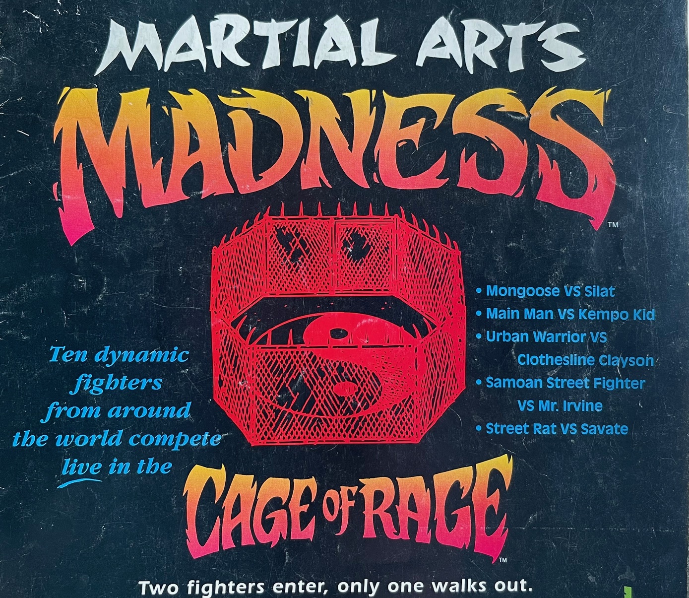 cage of rage flyer